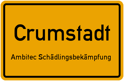 Ambitec Schädlingsbekämpfung · Kammerjäger · Schädlingsbekämpfer in Crumstadt
