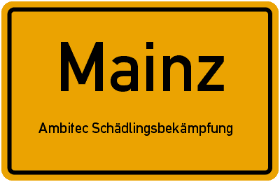Ambitec Schädlingsbekämpfung · Kammerjäger · Schädlingsbekämpfer in Mainz