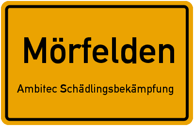 Ambitec Schädlingsbekämpfung · Kammerjäger · Schädlingsbekämpfer in Mörfelden