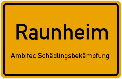 Ambitec Schädlingsbekämpfung · Kammerjäger · Schädlingsbekämpfer in Raunheim<