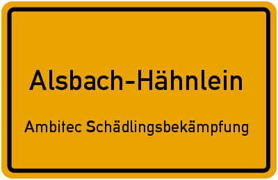 Ambitec Schädlingsbekämpfung · Kammerjäger · Schädlingsbekämpfer in Alsbach-Hähnlein