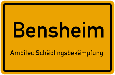 Ambitec Schädlingsbekämpfung · Kammerjäger · Schädlingsbekämpfer in Bensheim