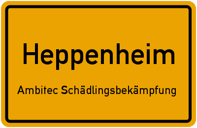 Ambitec Schädlingsbekämpfung · Kammerjäger · Schädlingsbekämpfer in Heppenheim