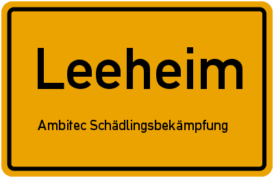 Ambitec Schädlingsbekämpfung · Kammerjäger · Schädlingsbekämpfer in Leeheim