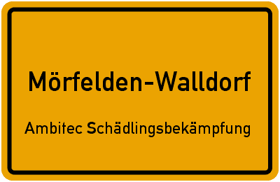 Ambitec Schädlingsbekämpfung · Kammerjäger · Schädlingsbekämpfer in Mörfelden-Walldorf