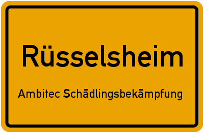 Ambitec Schädlingsbekämpfung · Kammerjäger · Schädlingsbekämpfer in Rüsselsheim