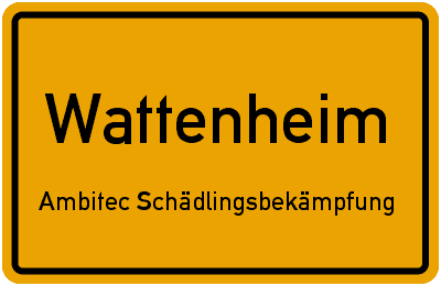Ambitec Schädlingsbekämpfung · Kammerjäger · Schädlingsbekämpfer in Wattenheim