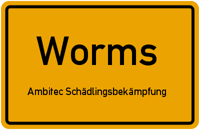 Ambitec Schädlingsbekämpfung · Kammerjäger · Schädlingsbekämpfer in Worms