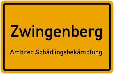 Ambitec Schädlingsbekämpfung · Kammerjäger · Schädlingsbekämpfer in Zwingenberg