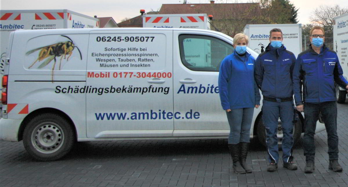 Das Team von Ambitec Schädlingsbekämpfung, Schädlingsbekämpfer in Hessen